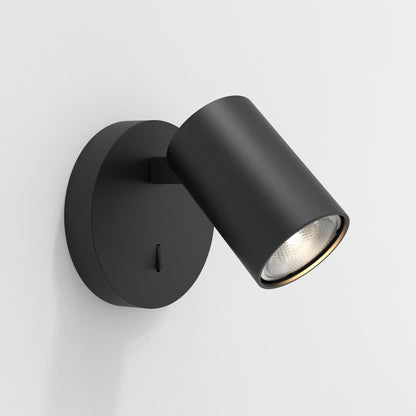Черен Стенна лампа СОЛИКС | 3W+10W