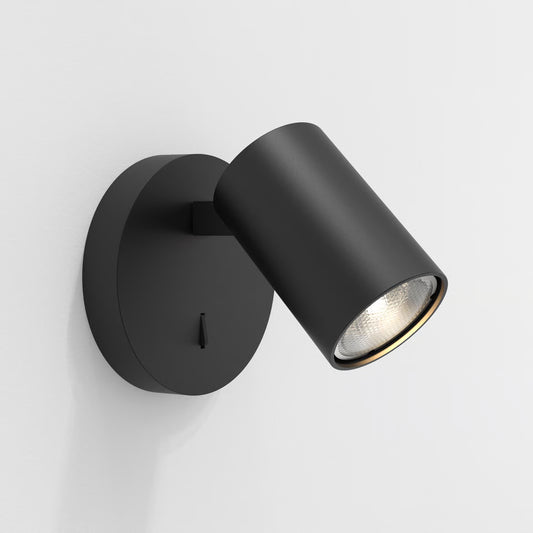 Черен Стенна лампа СОЛИКС | 3W+10W