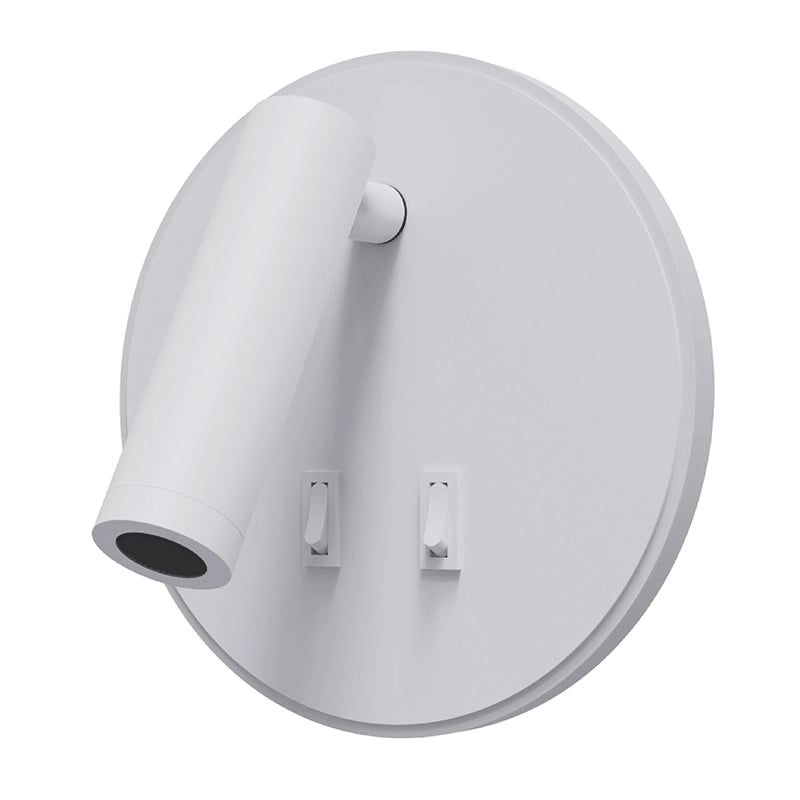 Бял Стенна лампа ГАМА | 3W+10W