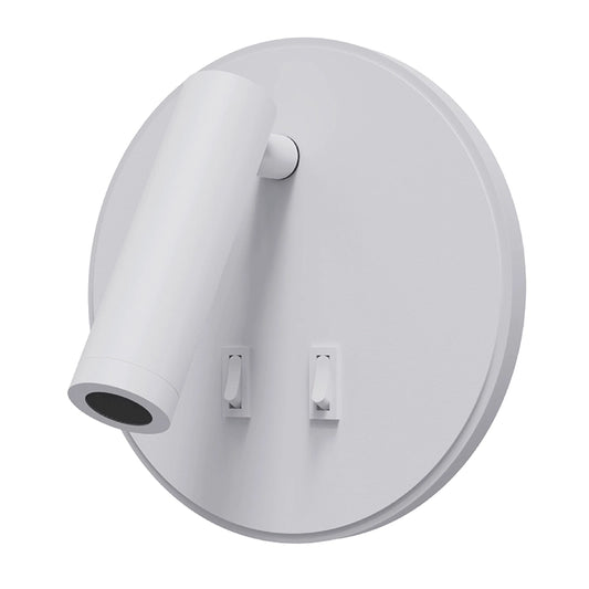 Бял Стенна лампа ГАМА | 3W+10W