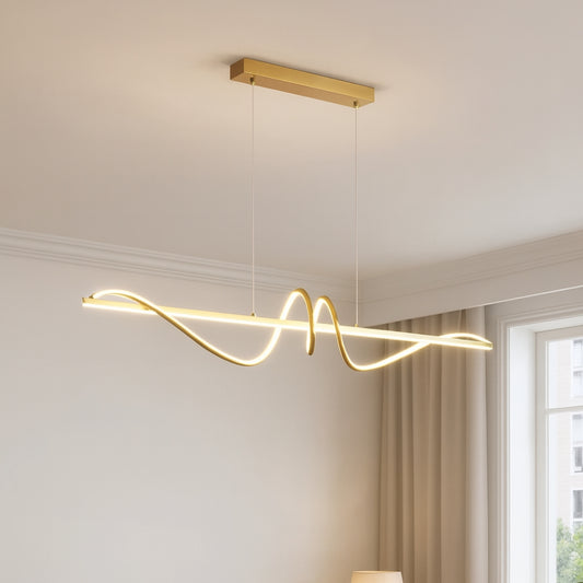 LED Висящ полилей 100см ГОЛД | КОД: 11 Голд