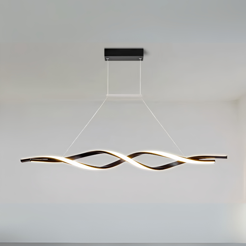 LED Висящ полилей 80,100,120см ЧЕРЕН | КОД: 12 Черен