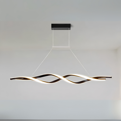 LED Висящ полилей 80,100,120см ЧЕРЕН | КОД: 12 Черен