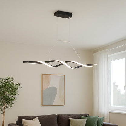 LED Висящ полилей 80,100,120см ЧЕРЕН | КОД: 12 Черен